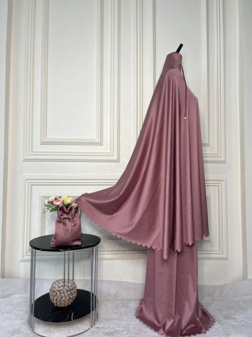 Mukena Armani Silky Polos Simple dan Elegan 01