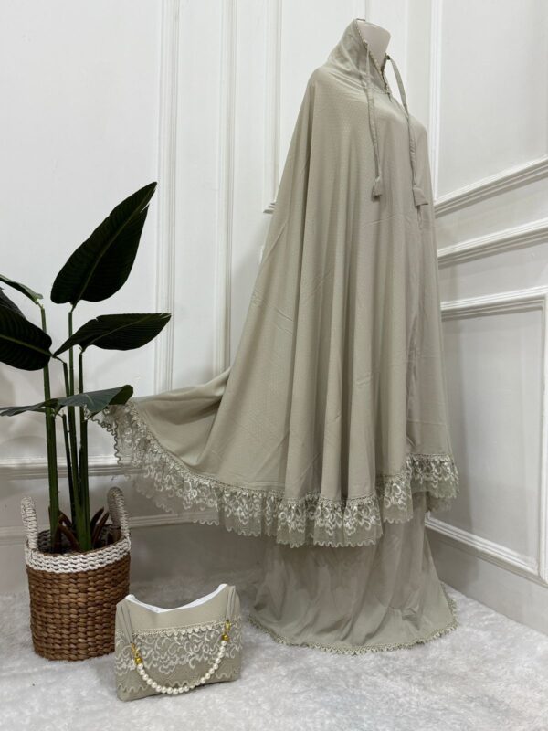 Mukena Polos Mewah Silky Dotty untuk Prayer Dress 01 Mukena Polos Mewah Silky Dotty untuk Prayer Dress 01