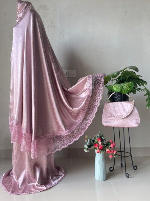 Mukena Silk Original Polos Tile Prayer Dress Masaya 01