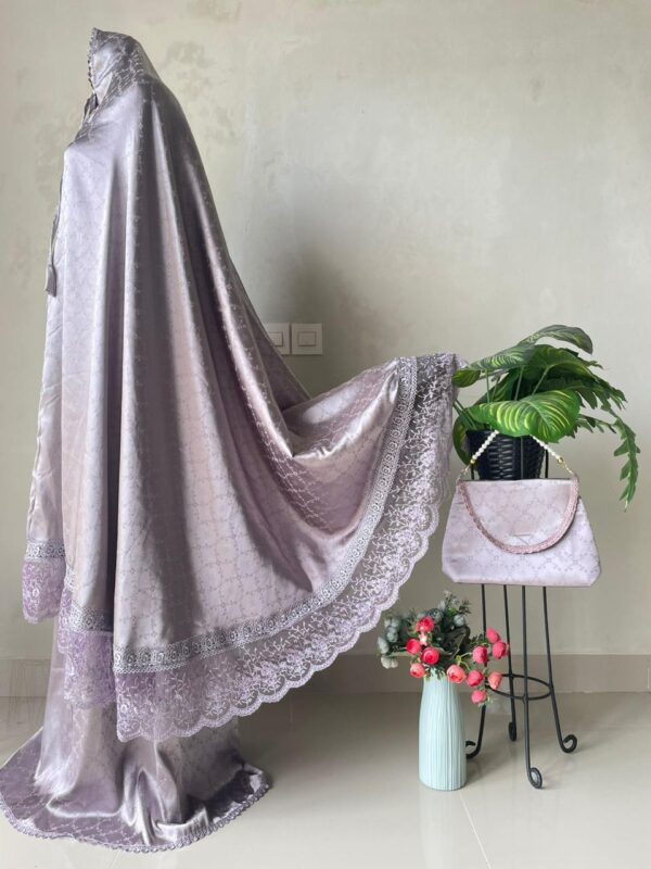 Mukena Silk Original Polos Tile Prayer Dress Masaya 02