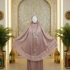 Mukena Silk Polos Tile Prayer Dress Aluna 01