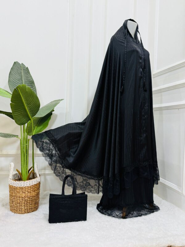 Mukena Sutra Polos Metalik Butik Prayer Set 05