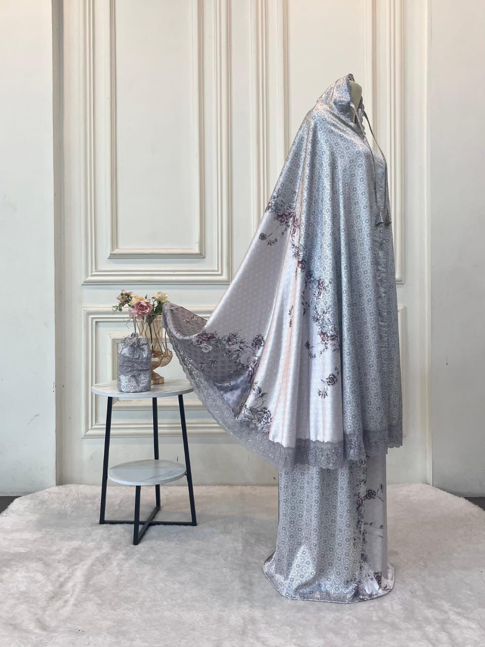 Mukena Traveling Bahan Armani Silky Premium Motif Kombinasi 03